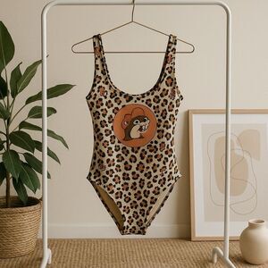 Buc-ees‎ Women's Bathing Suit Size XS Beaver One Piece Swimsuit